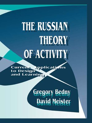 cover image of The Russian Theory of Activity
